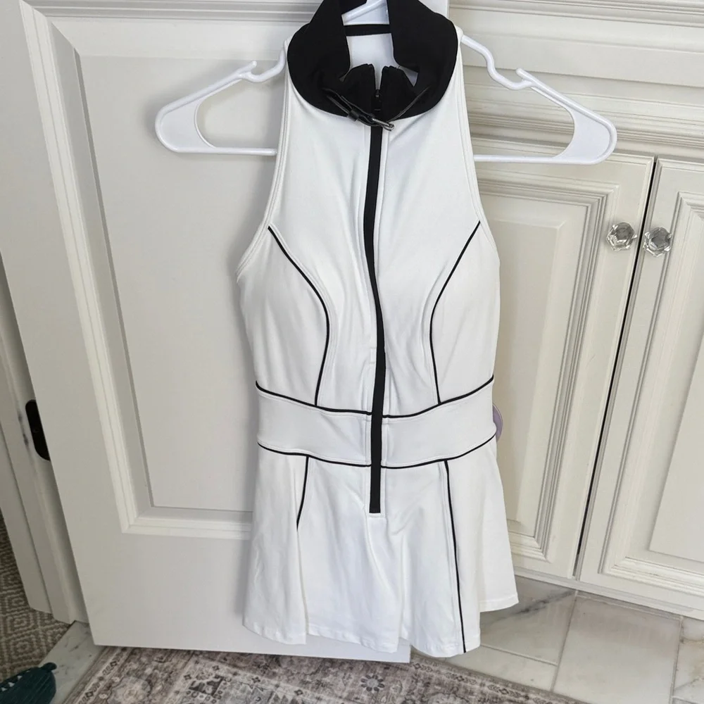 Wiskii Future Playground dress in cream and Black Women's tennis, pickeball - Picture 6 of 13